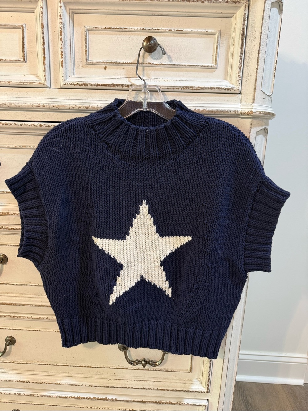 Anthropologie Maeve Cropped Cotton Sweater Small EUC